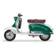 Seat -BGM PRO Pegasus with badge and riveted- Lambretta LI, _1