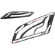 Pair of indicator grills -MOTO NOSTRA- Vespa GT, GTL, GTV, G_3