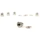 Domed cap nut set for wheel rim Vespa (type PX) -BGM ORIGINA_1