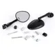 Spiegel Set Moto Nostra 1405, Aluminium CNC, Oval, Lenkerend_1