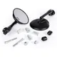 Spiegel Set Moto Nostra 1406, Aluminium CNC, Rund, Lenkerend_2
