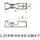 Kabelschuh Rundsteckhülse 4mm Ø=0,5-1,0mm² 10stk. 52117_1