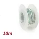 Electric wire -UNIVERSAL 0.85mm²- 10m - white/green 52136_1
