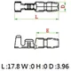 Crimp terminal -bullet plug 4mm Ø=0.5-1.0mm²- 10 pcs 52153_1