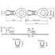 Crimp terminal -ring tongue 5.7mm Ø=1.0-1.5mm²- 10 pcs 52187_1