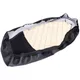 seat cover diamond quilted, black / red, carbon design for N_1