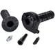 Gasgriff Set Domino Kurzhub 2,3° schwarz Aluminium für 22mm _1