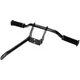 Footrest carrier with footrest rubbers black for Kreidler 53_1