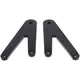 Pillion footrest set CNC red for Beta RR 50 (with bracket) 5_1