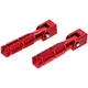 Pillion footrest set CNC red for Beta RR 50 (with bracket) 5_2
