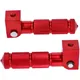 Pillion footrest set CNC red for Beta RR 50 (with bracket) 5_3