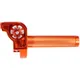 Kurzhubgasgriff orange CNC für 22mm Lenker für Mofa, Moped 5_3