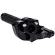 Kurzhubgasgriff schwarz CNC für 22mm Lenker für Mofa, Moped _1