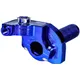 Kurzhubgasgriff blau CNC für 22mm Lenker für Mofa, Moped 540_2
