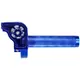 Kurzhubgasgriff blau CNC für 22mm Lenker für Mofa, Moped 540_3