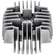 Cylinder head 45mm 70cc aluminum for Puch Maxi, X30 automati_2