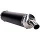 Rear silencer Motegra black incl. gasket for Simson S50, S51_2
