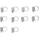 Schlauchschellen Satz rostfrei 10-16mm 10-teilig 55021_2