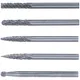 Frässtifte HSS Set 3mm 5-teilig für Rotationswerkzeug 55518_2