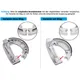 brake shoe set with springs 110x25mm KW18057_1