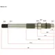 Getriebe Ausgangswelle lang für GY6 50ccm 139QMB BT16623_1
