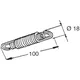 Feder für Hauptständer Buzzetti 100mm BZA30311_1