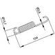 Feder für Hauptständer Buzzetti 104mm BZA30402_1