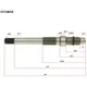 Getriebe Ausgangswelle lang für GY6 125, 150ccm GY14654_1