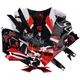 decal set black-white-red glossy for Aprilia RX50 2018- Euro_1
