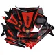 decal set black-red-grey glossy for Derbi Senda DRD 11-17 DK_1