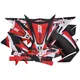 Dekor / Sticker Kit schwarz-weiß-rot matt für Gilera SMT 11-_1