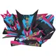 Dekor / Sticker Kit schwarz-pink-blau matt für Gilera SMT 11_1