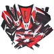Dekor / Sticker Kit schwarz-weiß-rot matt für Gilera RCR 50 _1