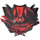 Dekor / Sticker Kit schwarz-rot-grau matt für Gilera SMT 50 _1