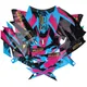 Dekor / Sticker Kit schwarz-pink-blau glänzend für Gilera RC_1
