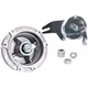 rear wheel hub complete w/ brake anchor plate and axle for P_1