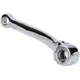 Pedal crank arm left chrome-plated left-hand thread M14x1.25_1