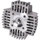 Zylinderkopf 45mm 68,4ccm Aluminium lange Kühlrippen für Puc_1