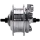 front wheel hub complete w/ brake anchor plate and axle for _2