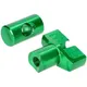 brake cable adjuster set M6 aluminum green - universal IP525_1