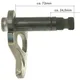 kickstart spindle complete 72mm / 24mm for CPI, Keeway, QJ K_1