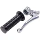 Kupplungsgriff mit Griffgummi Silber 22mm 100mm für Zündapp,_1