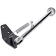 Side stand chrome 310mm with retaining screws for Kreidler F_2