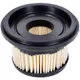 Air filter round black for Hercules Prima, Prima GT, GX, MX _1