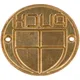 Emblem Scheinwerfer Metall für Puch MS, VS, MV, VZ, DS MG000_1