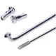 Spokes cloverleaf chrome 212mm 211mm with nipple 36 pieces f_2