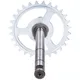 Tretkurbel Achse 28 Zähne 16mm 210mm für Mobylette, MBK 51 M_3
