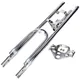Gabel 585mm Chrom mit Schutzblechbügel für Peugeot 103 MVL M_1
