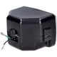 Headlight rectangular black 130mm for Tomos A35, moped, mope_1