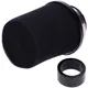 Luftfilter Powerfilter Schaum schwarz 28/35mm 70x90mm gerade_1